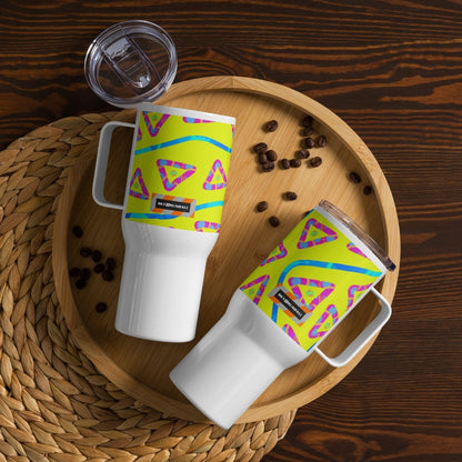 DWF Urban Jump Yellow Travel Mug from Sky Brundall Concepts