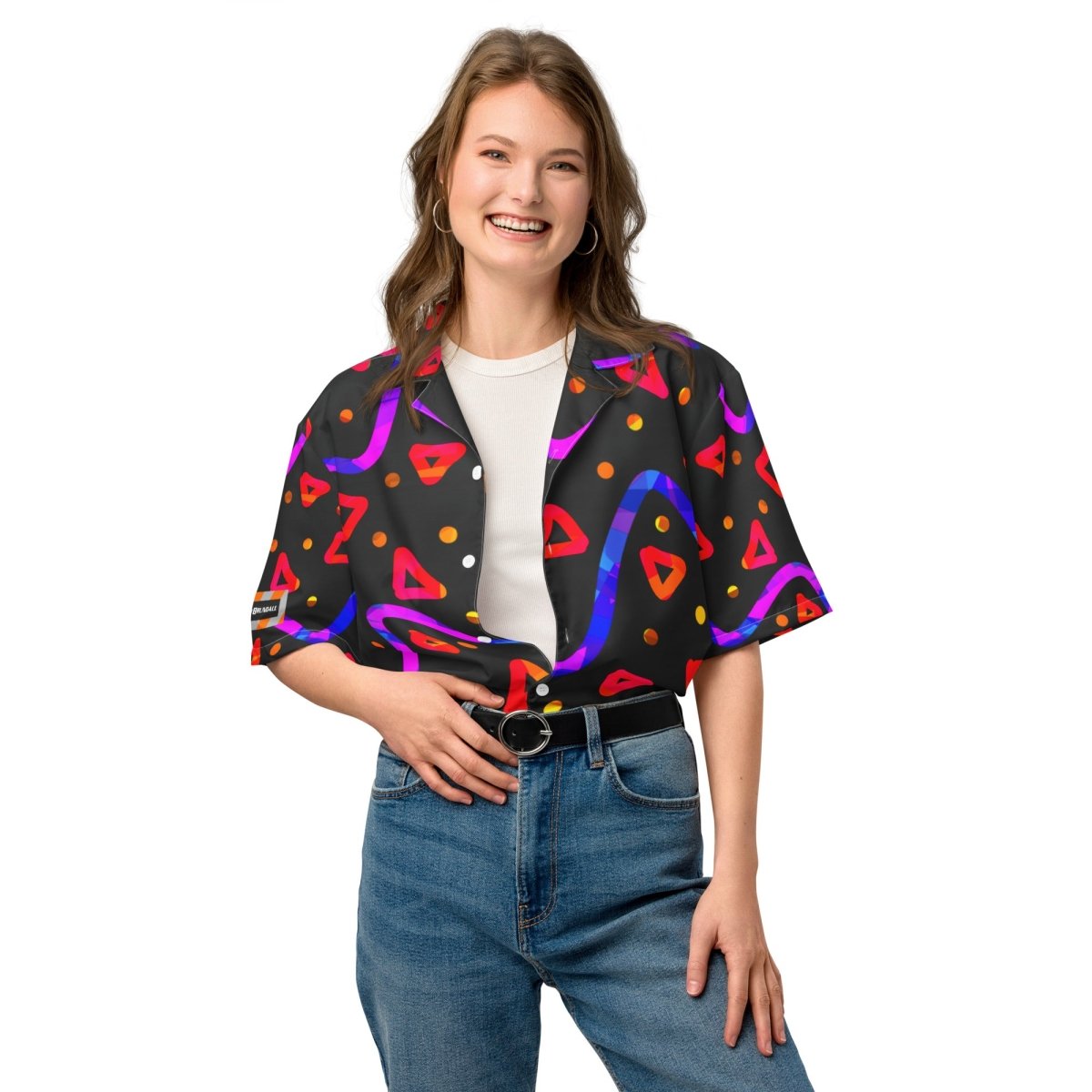 Wild Energy Red Unisex Button Shirt from Sky Brundall Concepts