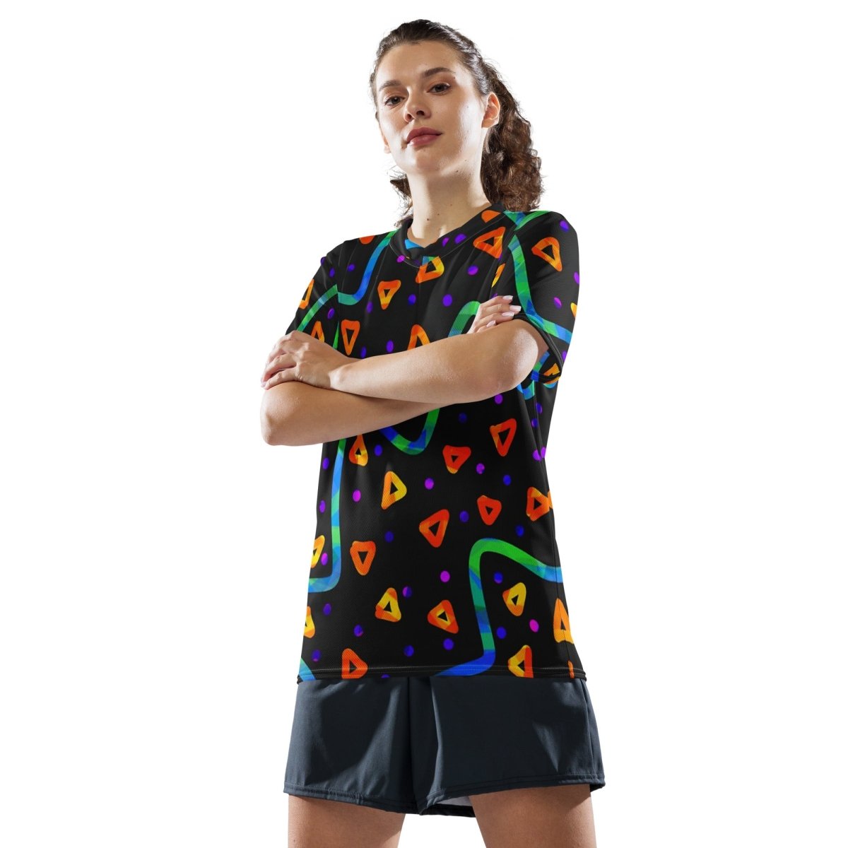 Wild Energy Orange Unisex Sports Jersey from Sky Brundall Concepts