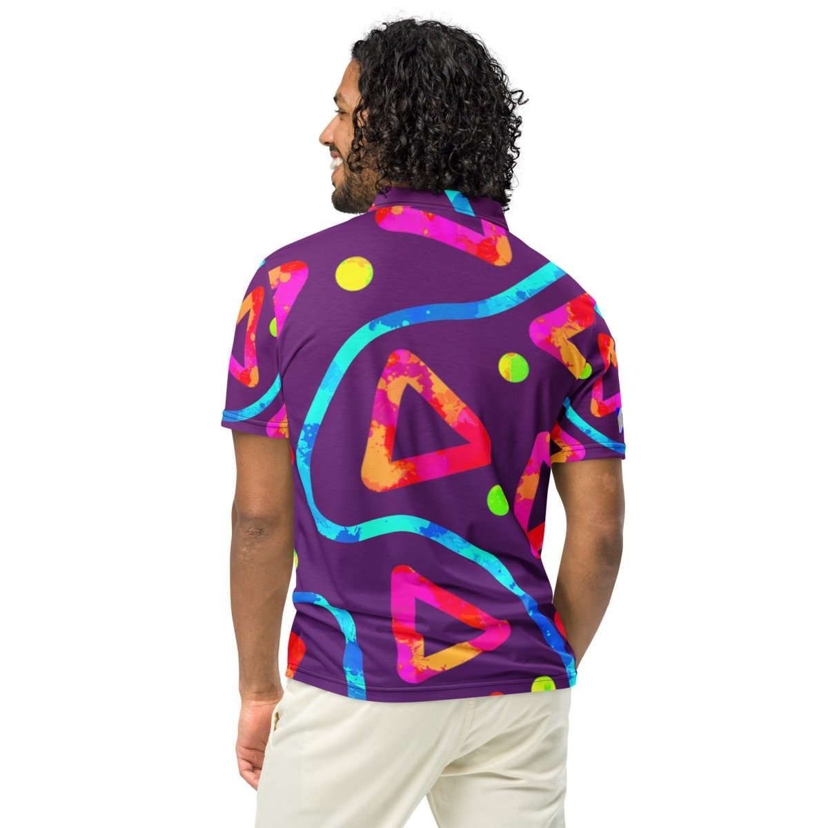 Dream Wave Festival - Arcade Crunch 2 Men’s Slim Fit Polo from Sky Brundall Concepts