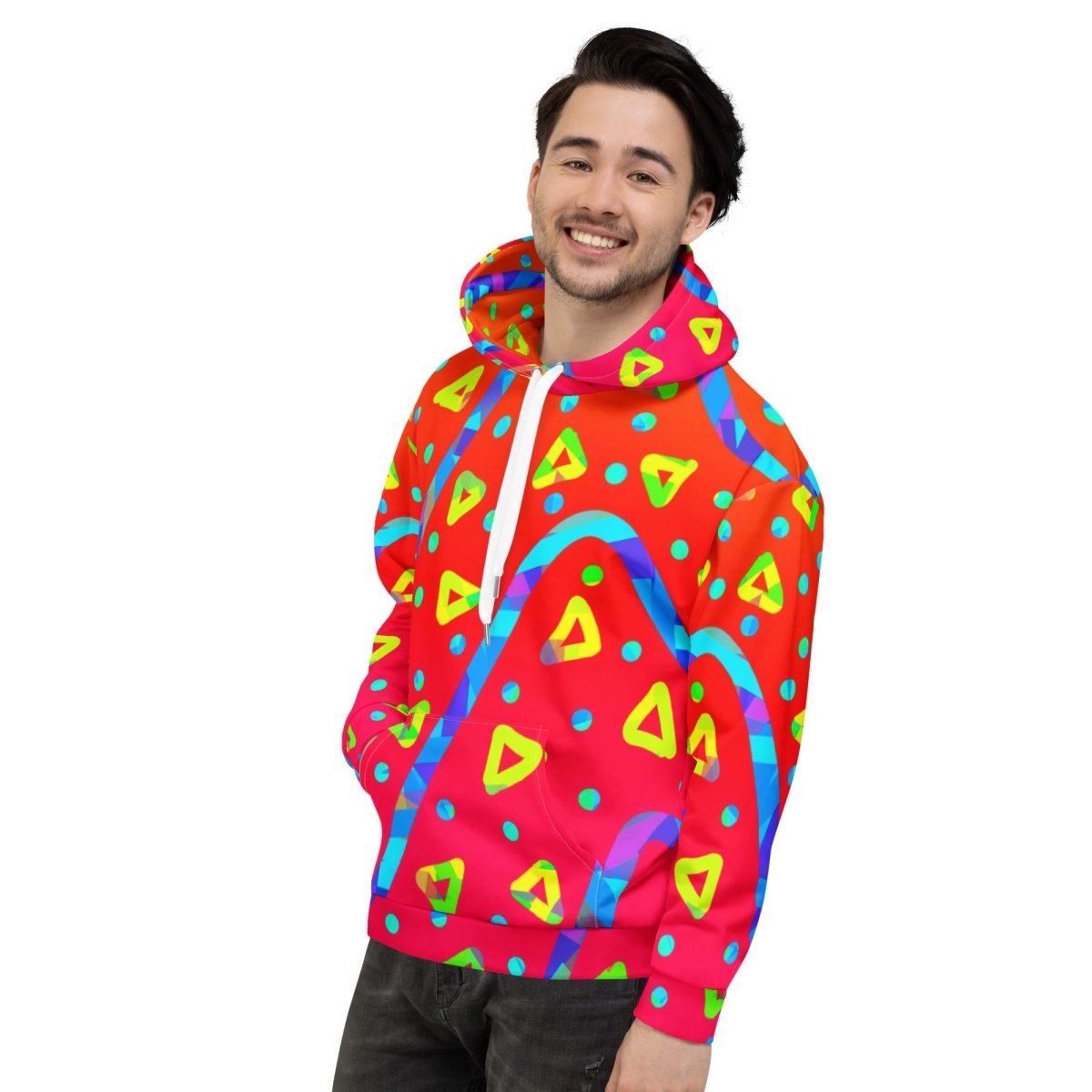 Warm Blaze Candy Rain Unisex Hoodie from Sky Brundall Concepts