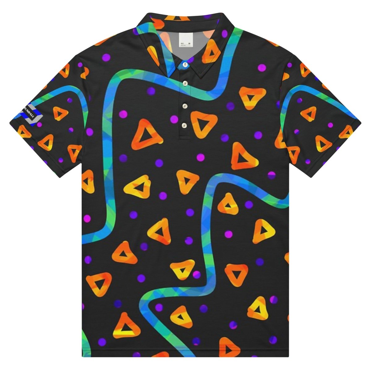 Wild Energy Orange Men’s Slim Fit Polo from Sky Brundall Concepts