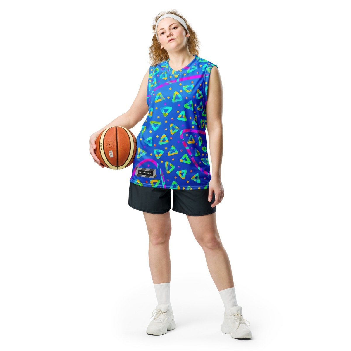 Dream Wave Festival - Electric Crumble 8 Recycled Unisex Basketball Jersey from Sky Brundall Concepts