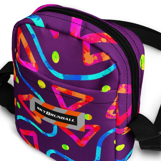 Dream Wave Festival - Arcade Crunch 2 Utility Crossbody Bag from Sky Brundall Concepts