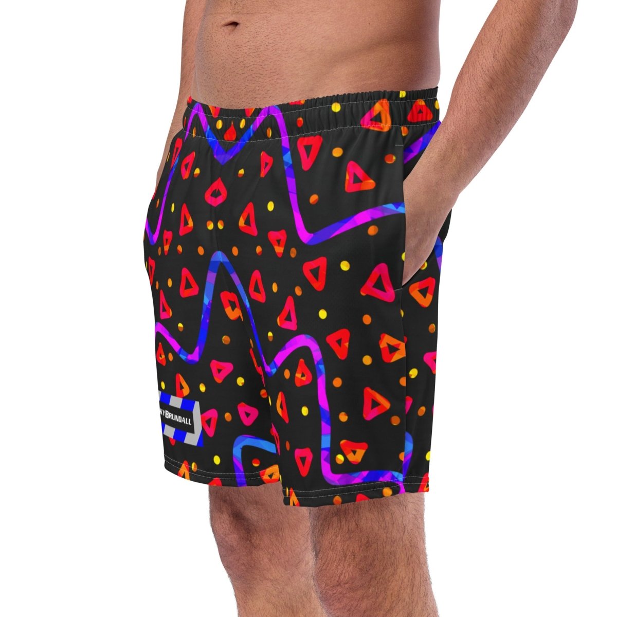 DWF Wild Energy Red Swim Trunks from Sky Brundall Concepts