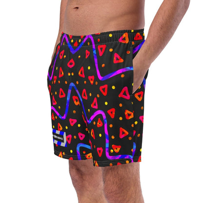 DWF Wild Energy Red Swim Trunks from Sky Brundall Concepts
