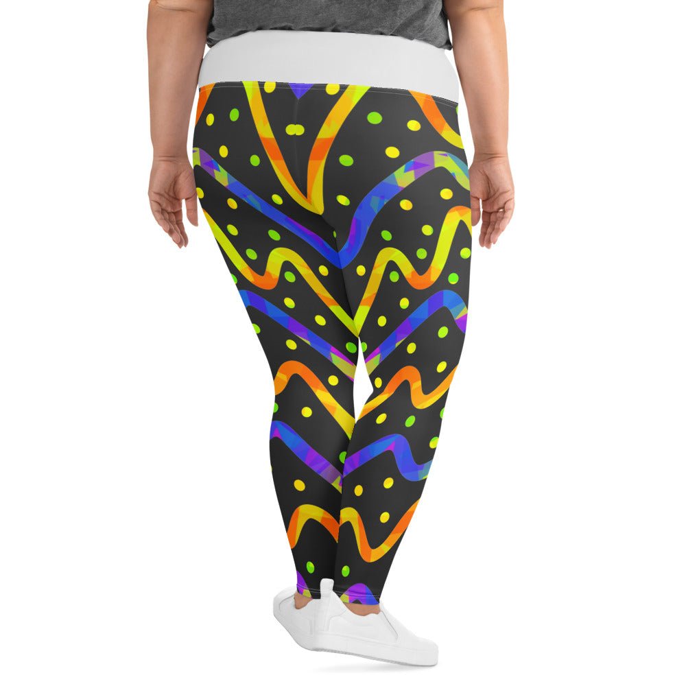 Thunder Burst Plus Size Leggings from Sky Brundall Concepts