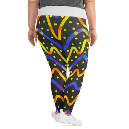 Thunder Burst Plus Size Leggings from Sky Brundall Concepts