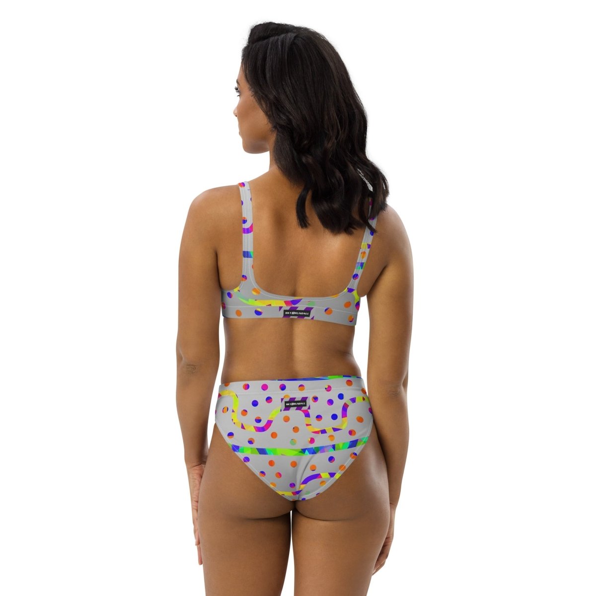 Rainbow Fiesta High-waisted Bikini from Sky Brundall Concepts