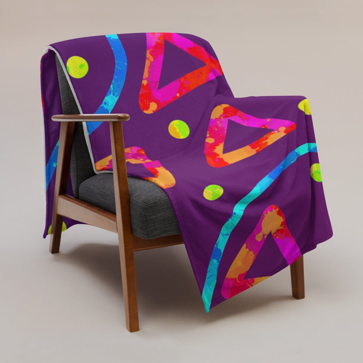 DWF Arcade Crunch 2 Throw Blanket from Sky Brundall Concepts