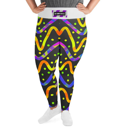 Thunder Burst Plus Size Leggings from Sky Brundall Concepts
