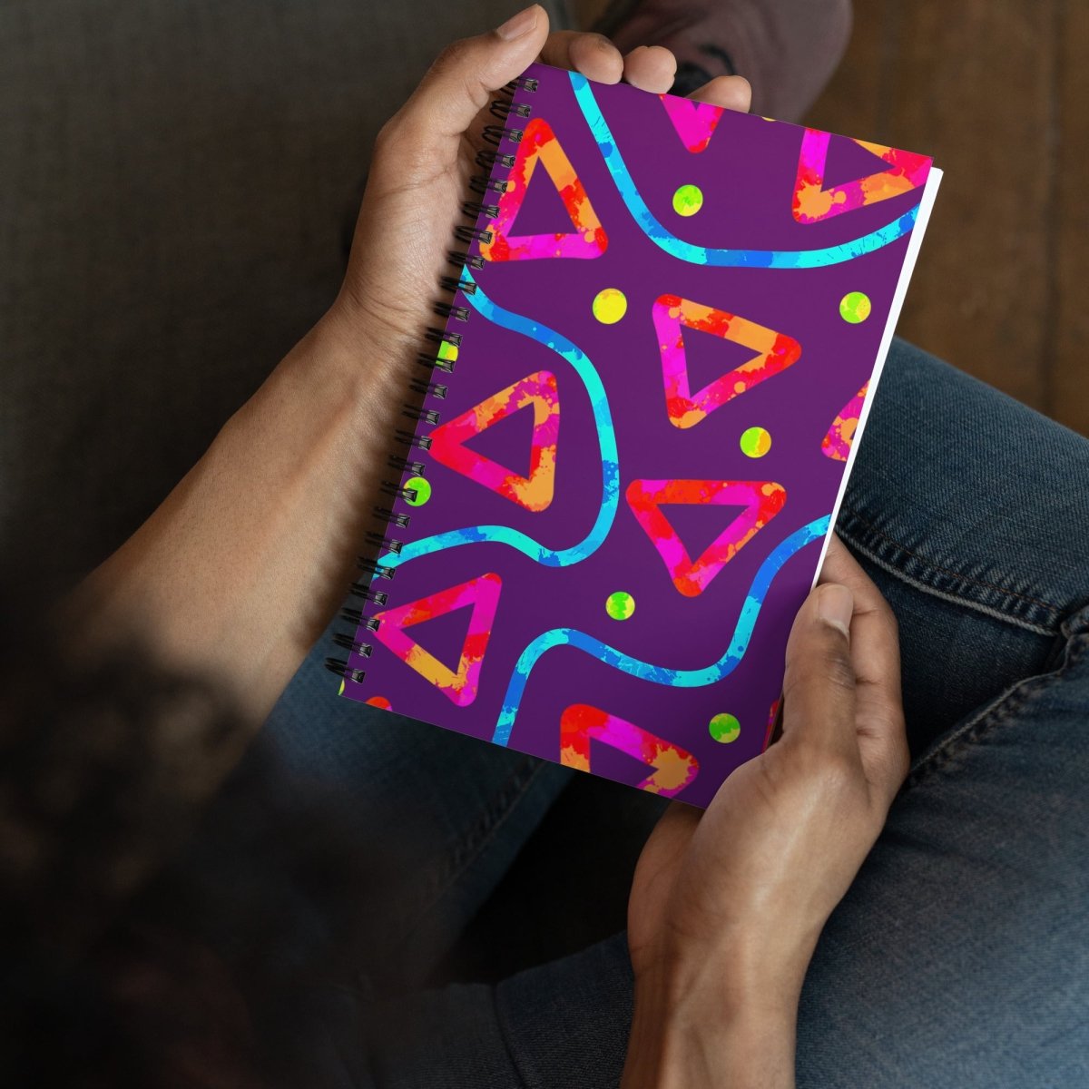Dream Wave Festival - Arcade Crunch 2 Spiral Notebook from Sky Brundall Concepts