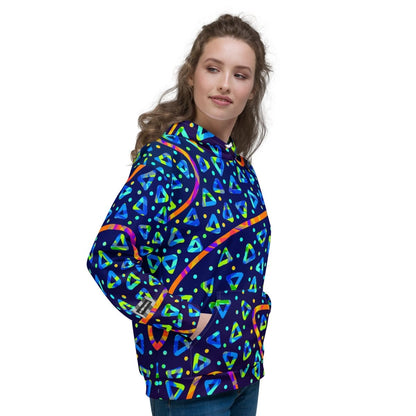 Electric Crumble Unisex Hoodie from Sky Brundall Concepts