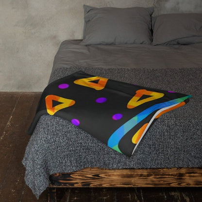 Wild Energy Orange Throw Blanket from Sky Brundall Concepts