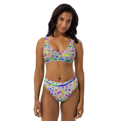 Rainbow Fiesta High-waisted Bikini from Sky Brundall Concepts
