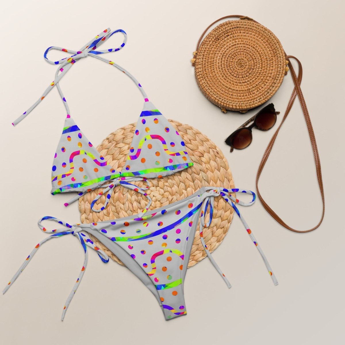 DWF Rainbow Fiesta String Bikini from Sky Brundall Concepts