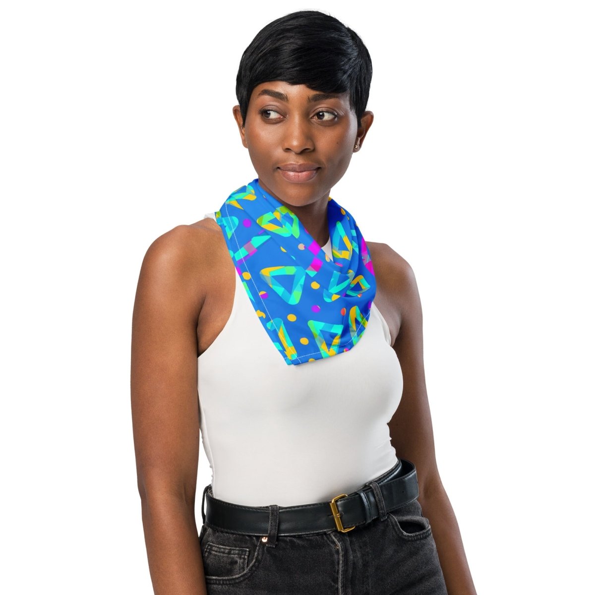 DWF Electric Crumble Blue Bandana from Sky Brundall Concepts