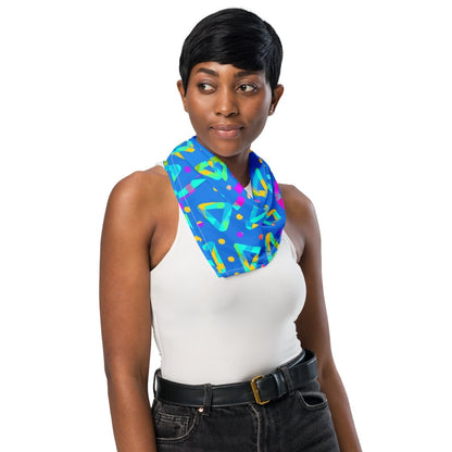 DWF Electric Crumble Blue Bandana from Sky Brundall Concepts