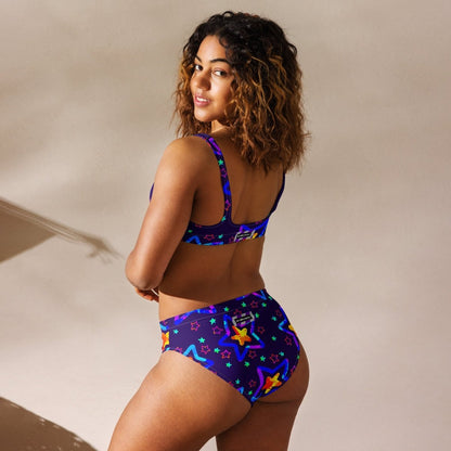 Starlight Delight High-waisted Bikini from Sky Brundall Concepts