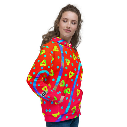Warm Blaze Candy Rain Unisex Hoodie from Sky Brundall Concepts