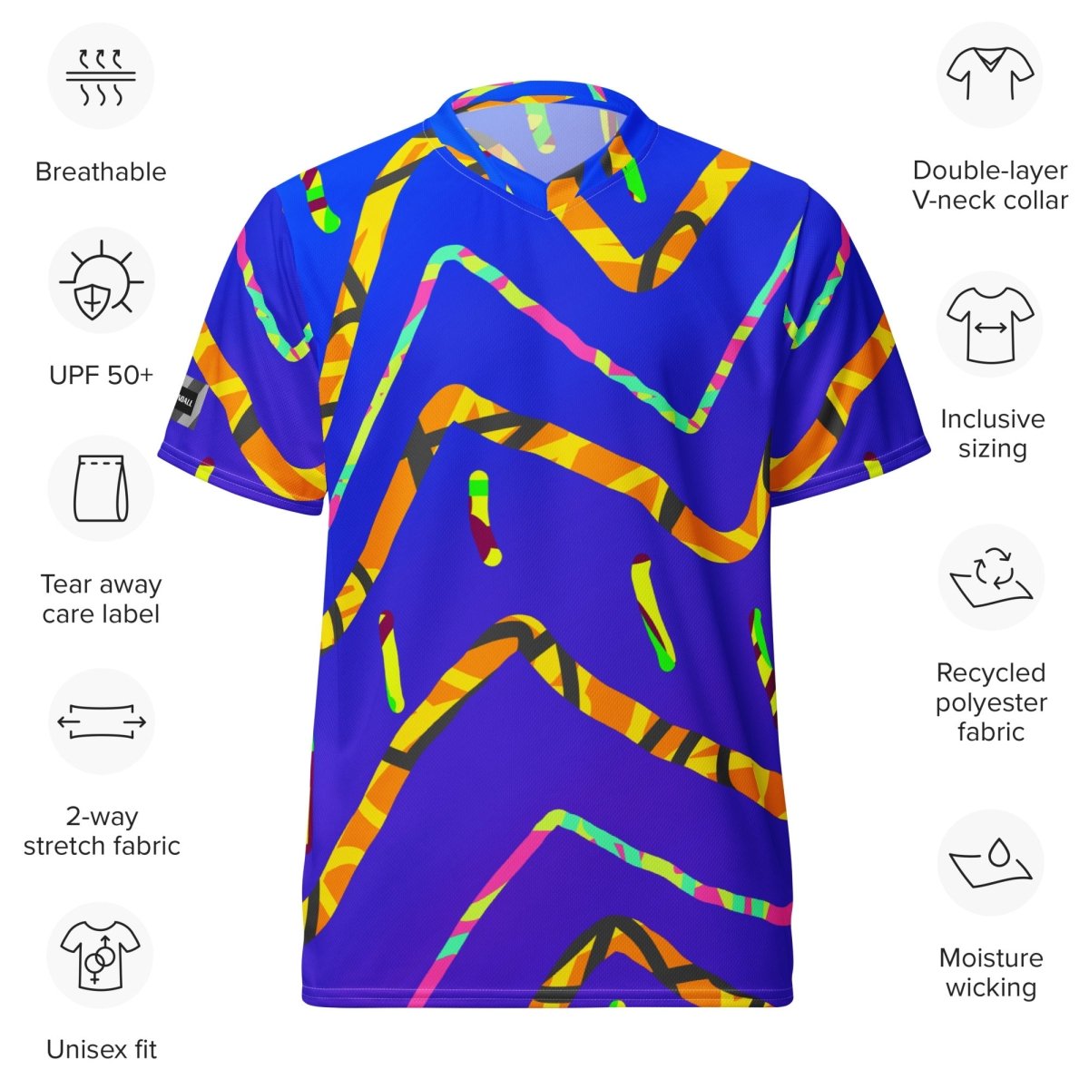California Tiger Unisex Sports Jersey from Sky Brundall Concepts