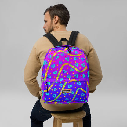 Dream Wave Festival - Cool Candy Rain Backpack from Sky Brundall Concepts