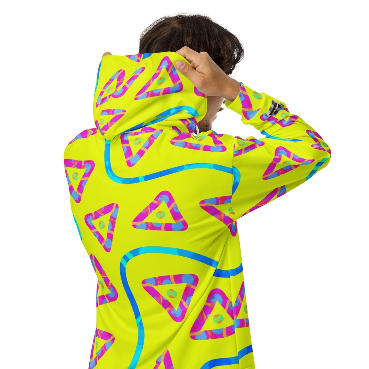 Urban Jump Yellow Unisex Zip Hoodie from Sky Brundall Concepts