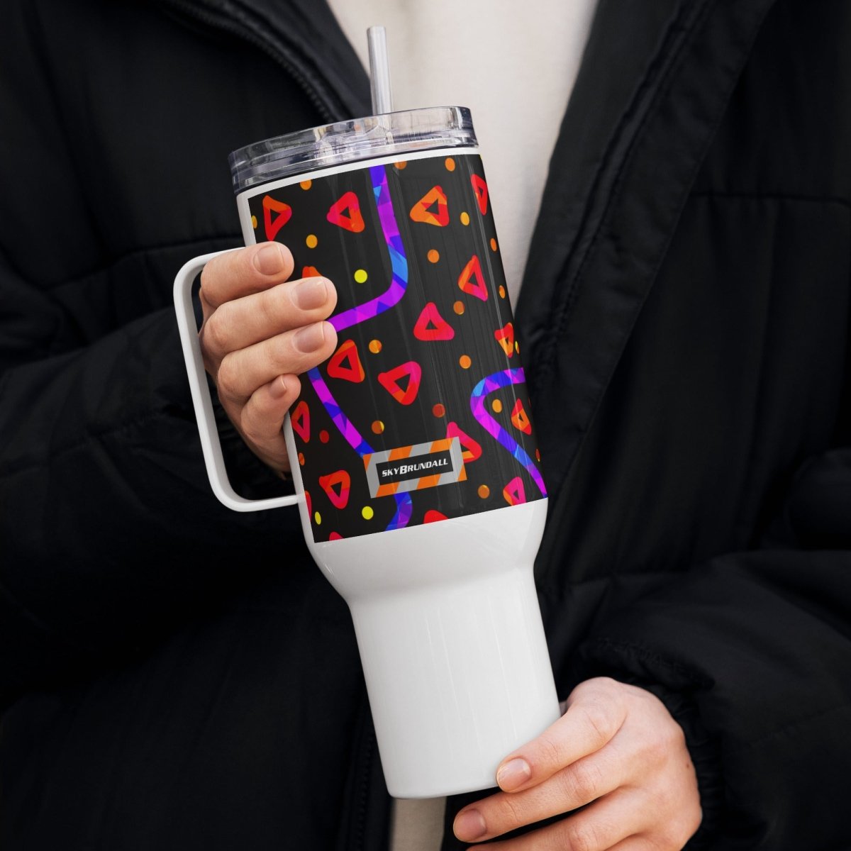 DWF Wild Energy Red Travel Mug from Sky Brundall Concepts