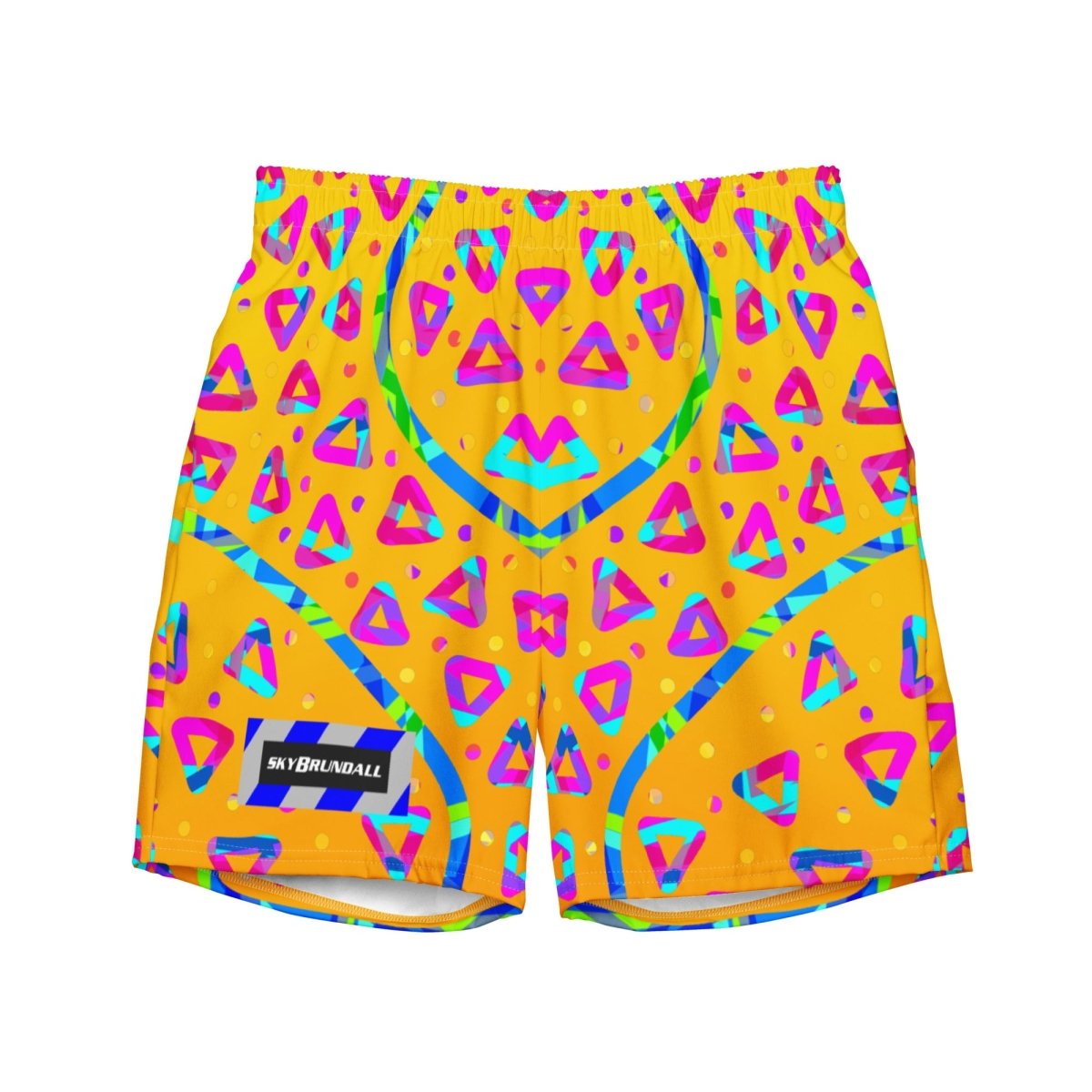 Electric Crumble Yellow Swim Trunks from Sky Brundall Concepts