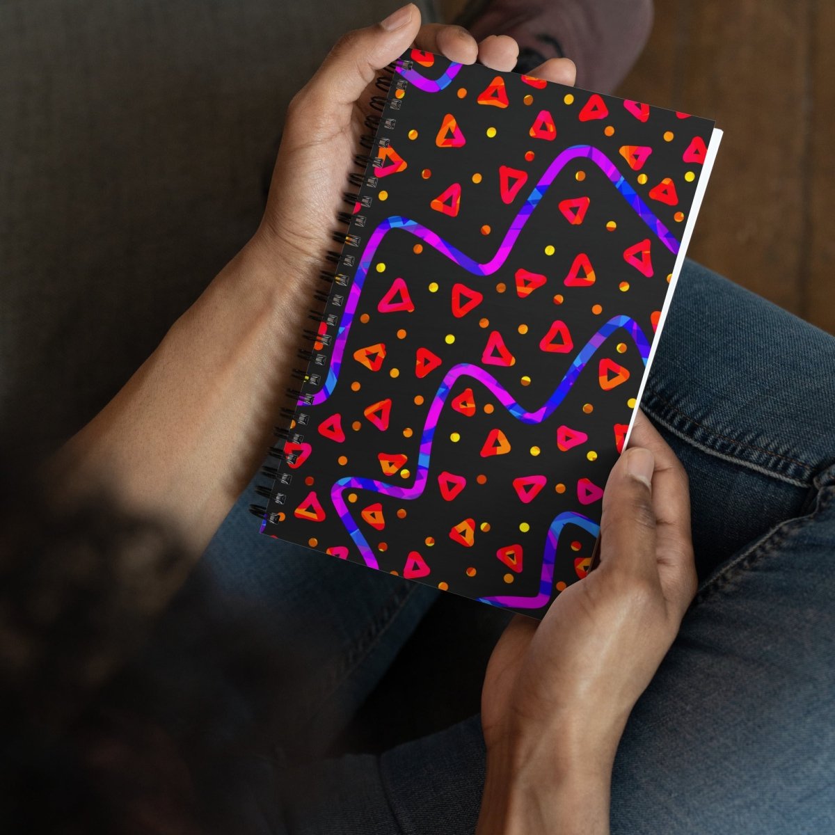 Wild Energy Red Spiral Notebook from Sky Brundall Concepts