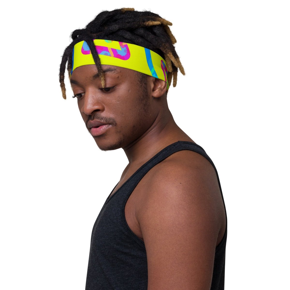 DWF Urban Jump Yellow Headband from Sky Brundall Concepts