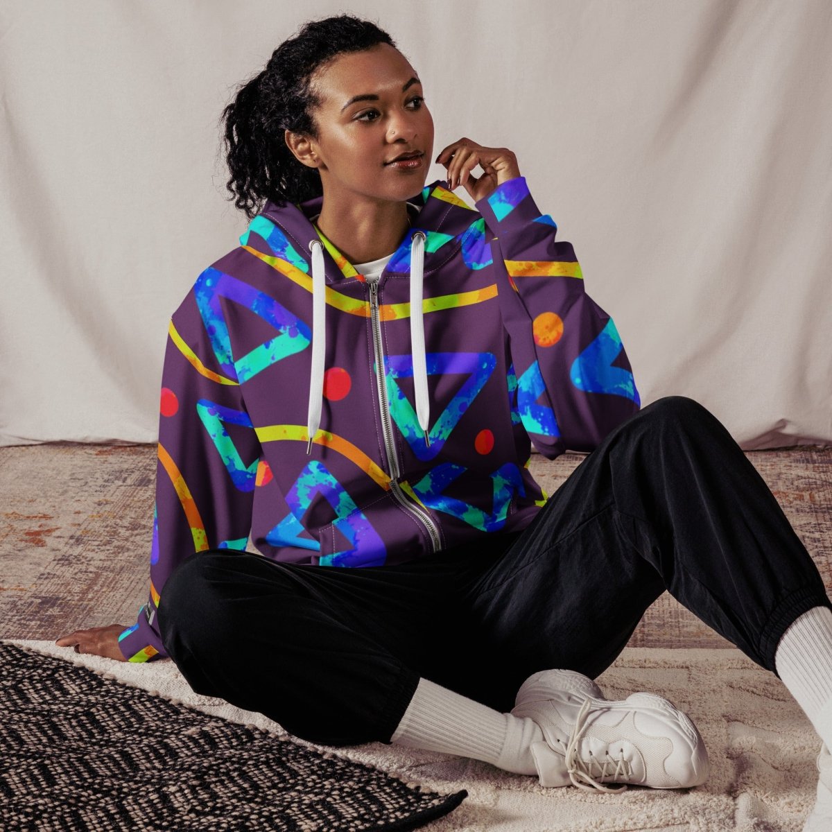 Arcade Crunch 1 Unisex Zip Hoodie from Sky Brundall Concepts