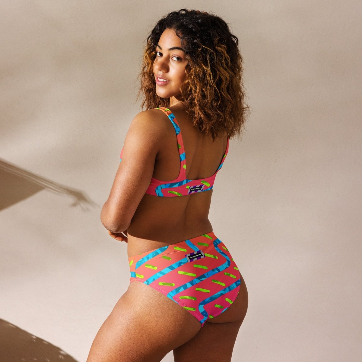 Summer Buzz High-waisted Bikini from Sky Brundall Concepts