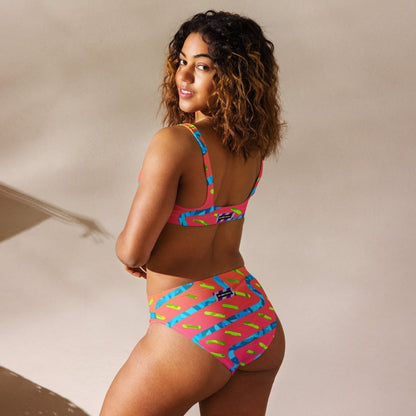 Summer Buzz High-waisted Bikini from Sky Brundall Concepts