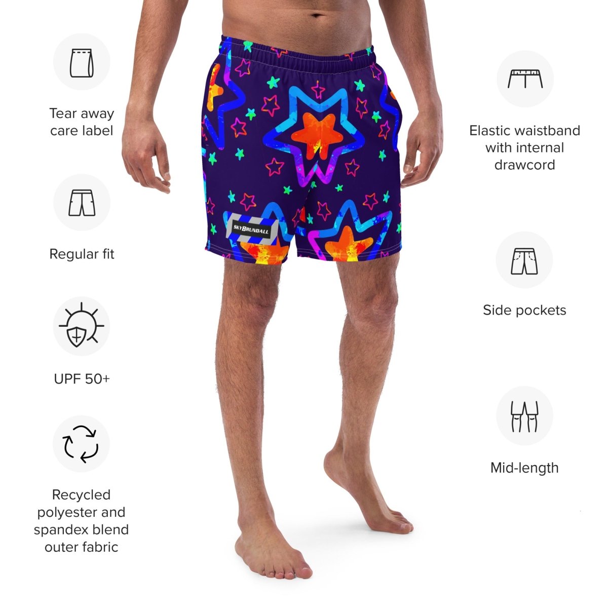 DWF Starlight Delight Swim Trunks from Sky Brundall Concepts