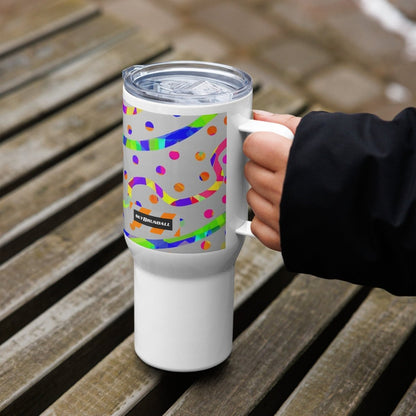 Dream Wave Festival Rainbow Fiesta Travel Mug from Sky Brundall Concepts