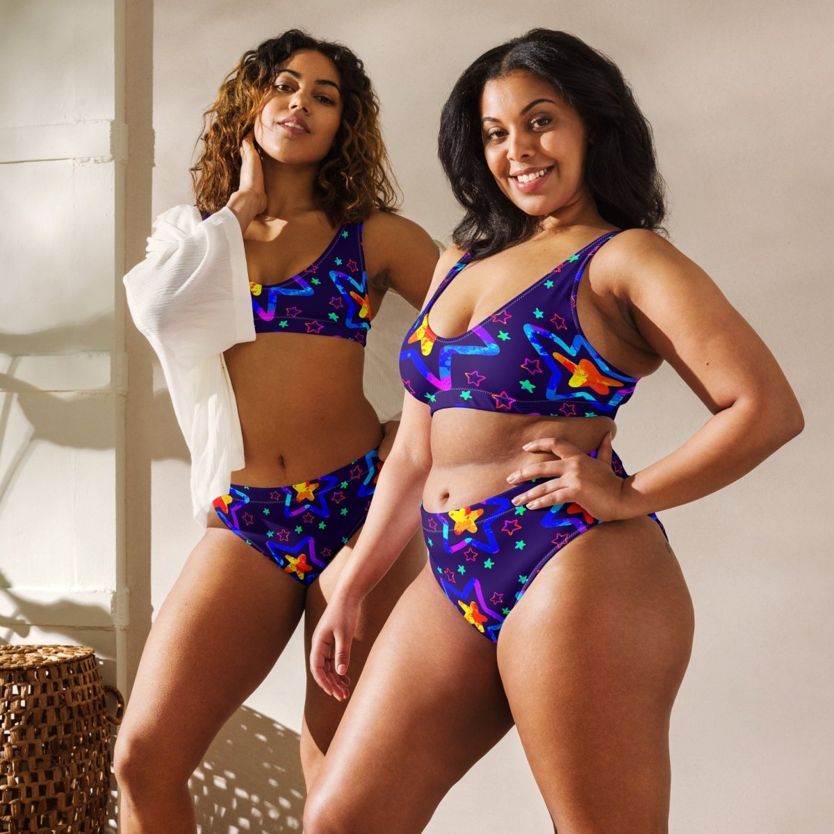 Starlight Delight High-waisted Bikini from Sky Brundall Concepts