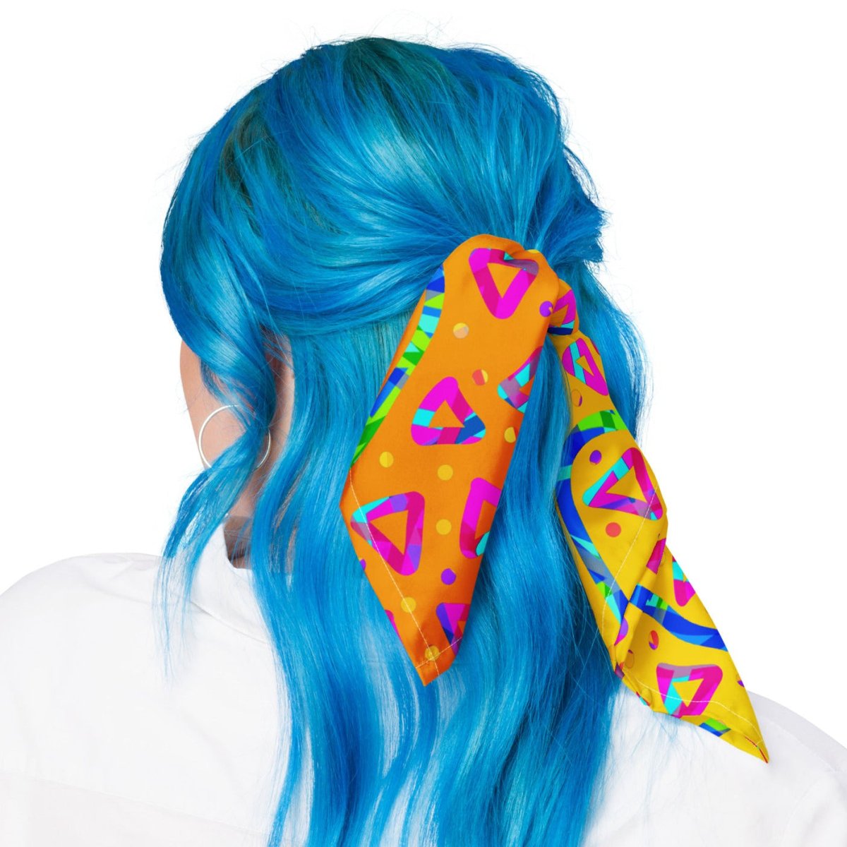 Electric Crumble Yellow Bandana from Sky Brundall Concepts
