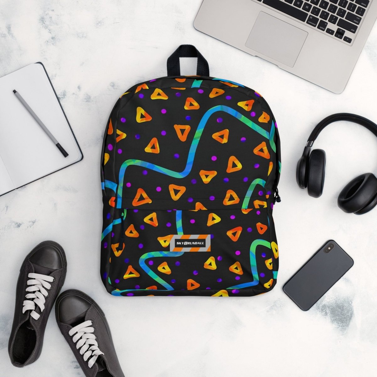 Wild Energy Orange Medium Backpack from Sky Brundall Concepts