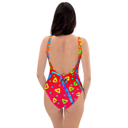 Warm Blaze Candy Rain One-Piece Swimsuit from Sky Brundall Concepts