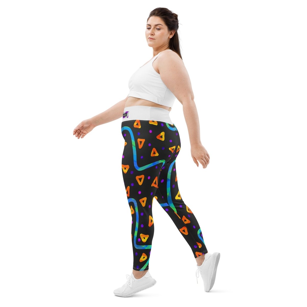 Wild Energy Orange Plus Size Leggings from Sky Brundall Concepts
