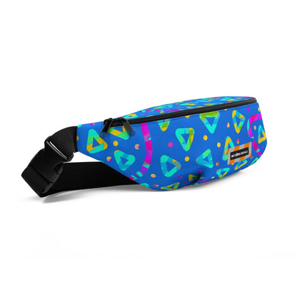 Electric Crumble Blue Fanny Pack from Sky Brundall Concepts
