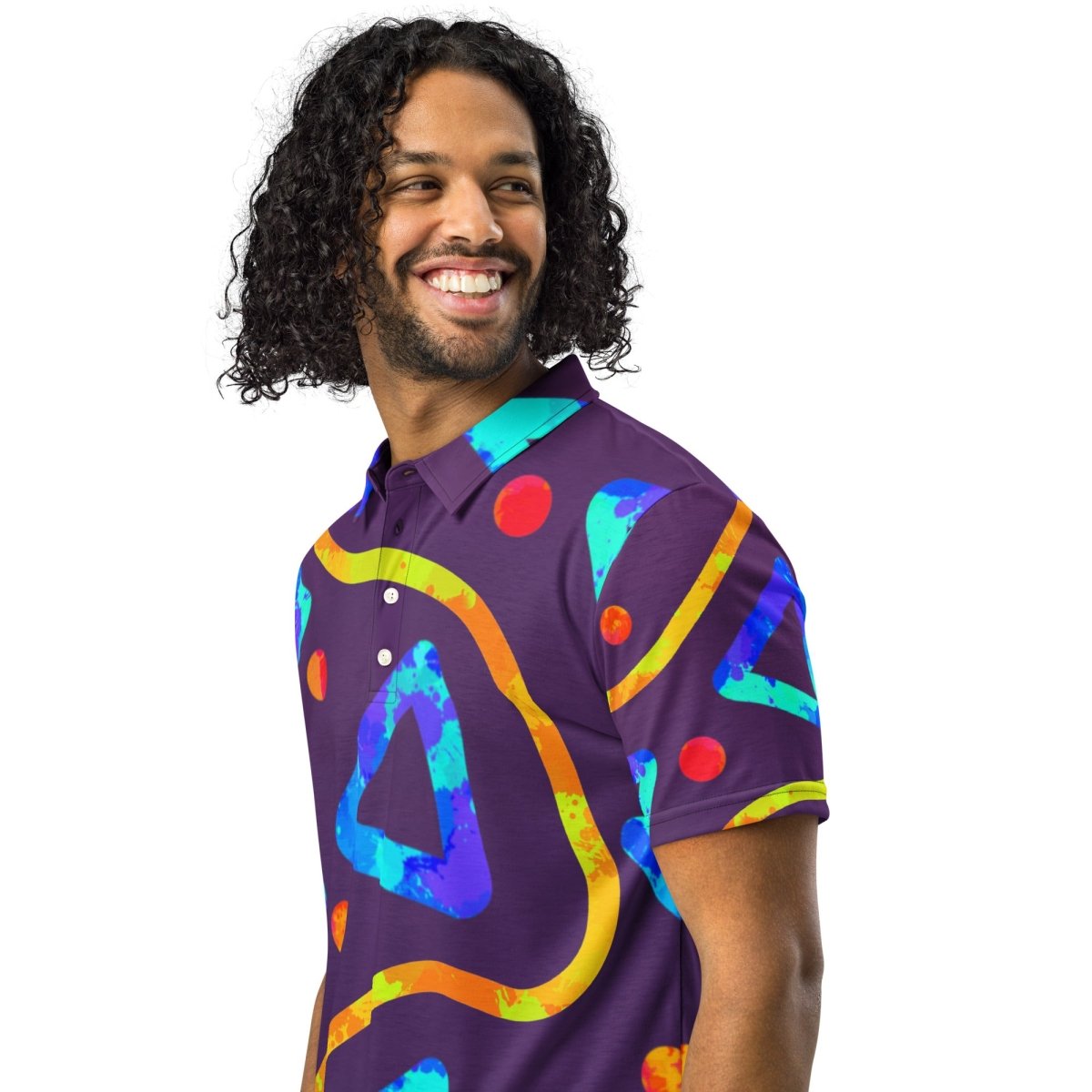 Dream Wave Festival - Arcade Crunch 1 Men’s Slim Fit Polo from Sky Brundall Concepts