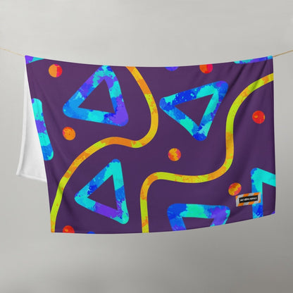 DWF Arcade Crunch 1 Throw Blanket from Sky Brundall Concepts