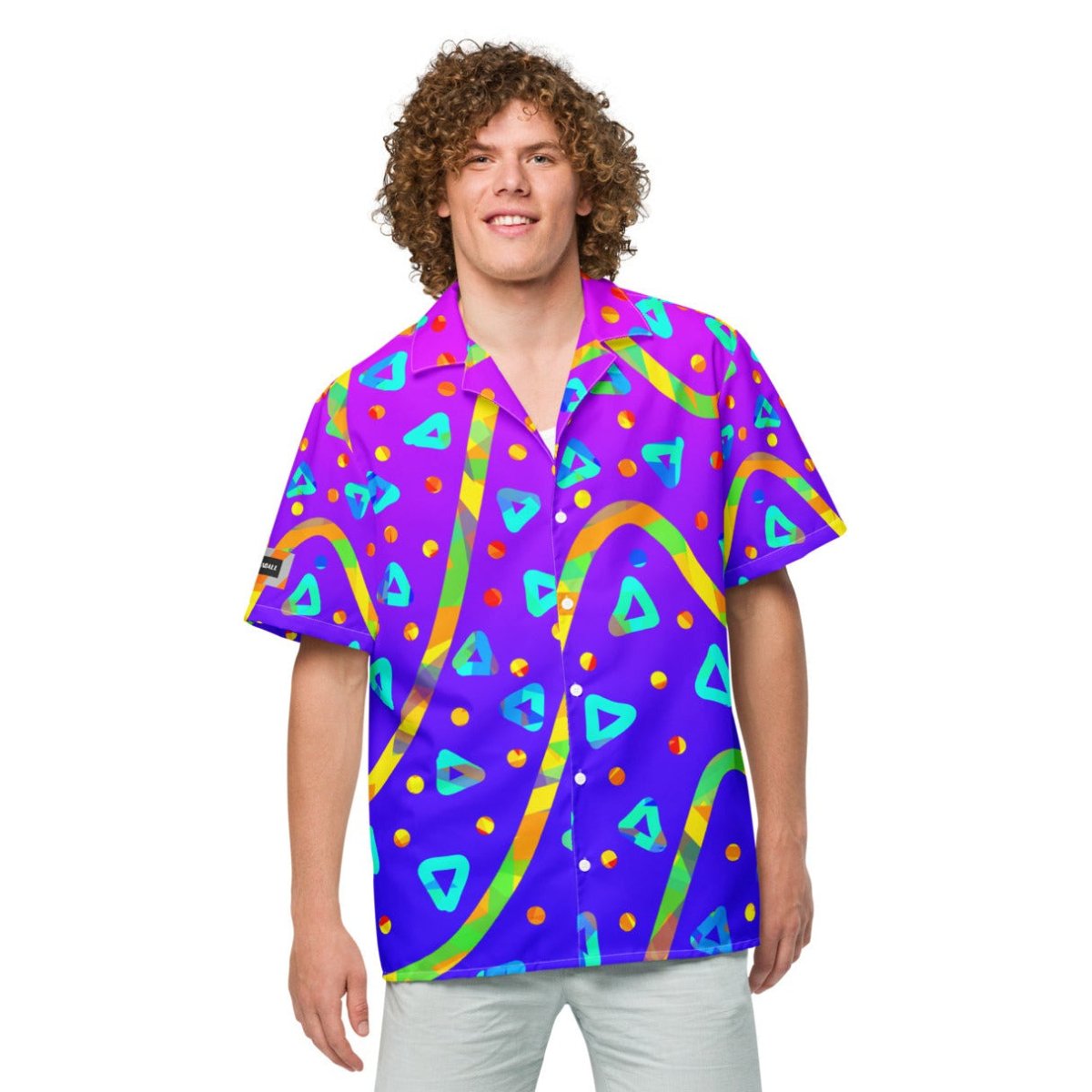 Cool Rush Candy Rain Unisex Button Shirt from Sky Brundall Concepts