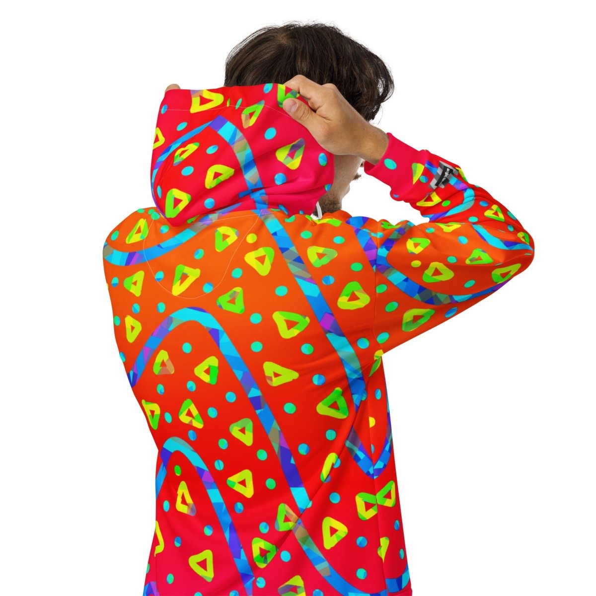 Warm Blaze Candy Rain Unisex Zip Hoodie from Sky Brundall Concepts