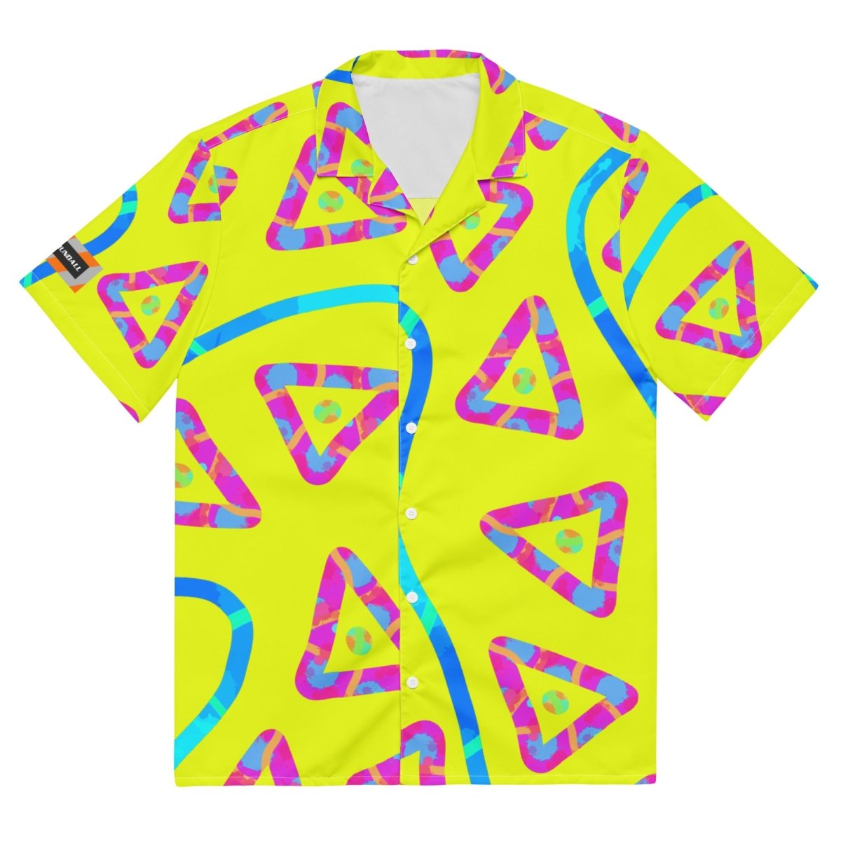 Urban Jump Yellow Unisex Button Shirt from Sky Brundall Concepts