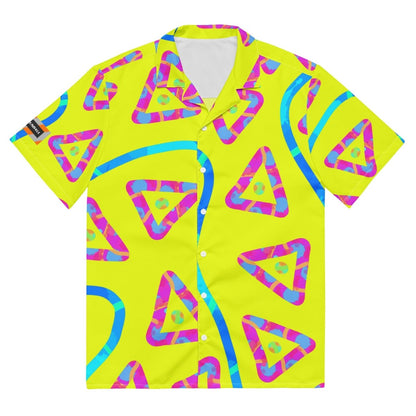 Urban Jump Yellow Unisex Button Shirt from Sky Brundall Concepts