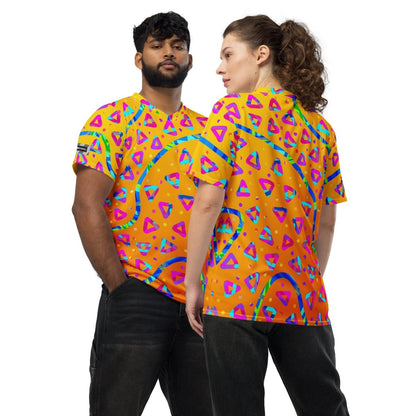 Electric Crumble Yellow Unisex Sports Jersey from Sky Brundall Concepts