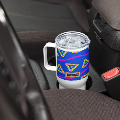 DWF Urban Jump Blue Travel Mug from Sky Brundall Concepts